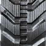 300x52.5x74N rubber track side profile showing tread pattern